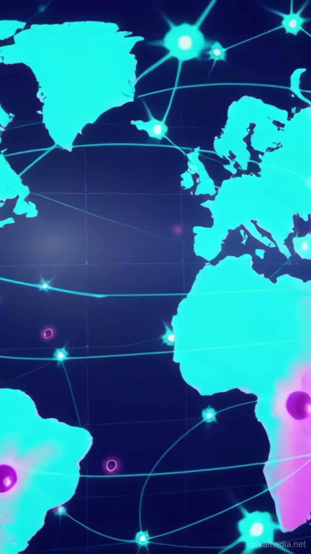 Digital World Pulse - Motion Graphics AI stock